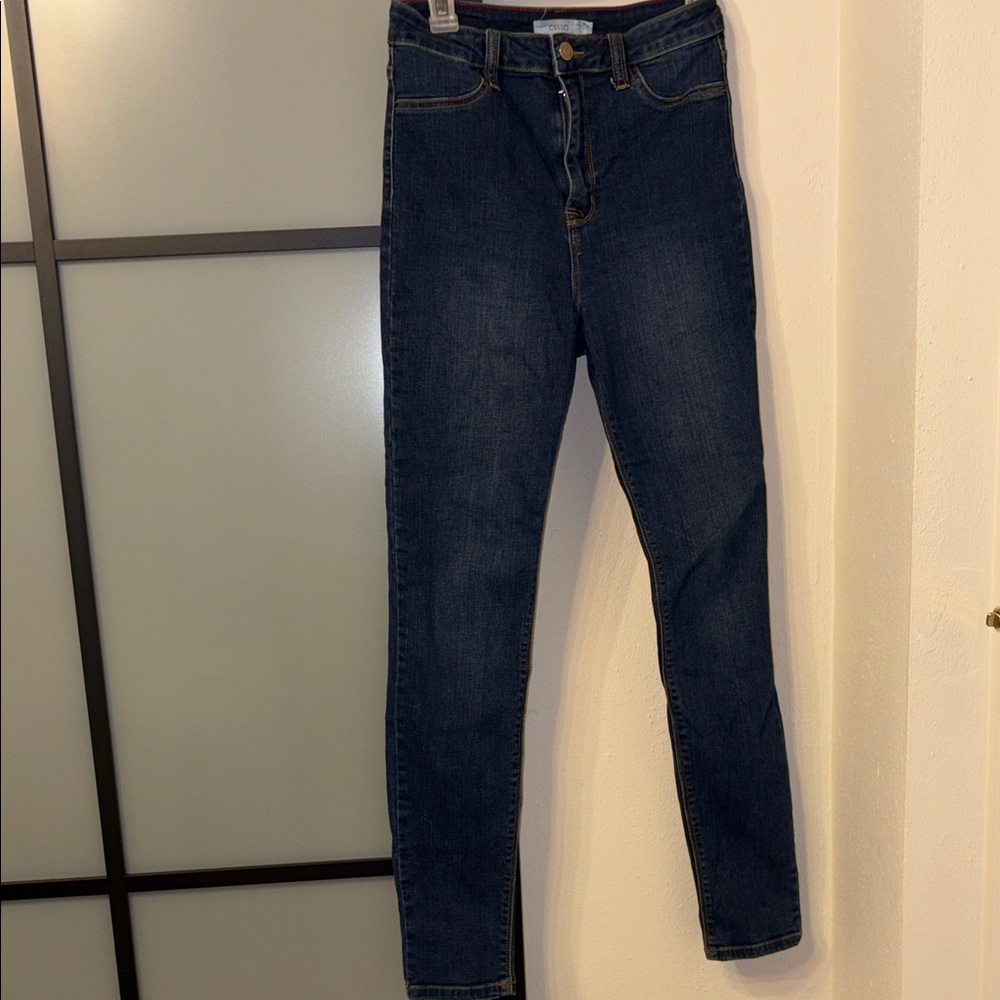 Cello Dark Blue Skinny Jeans